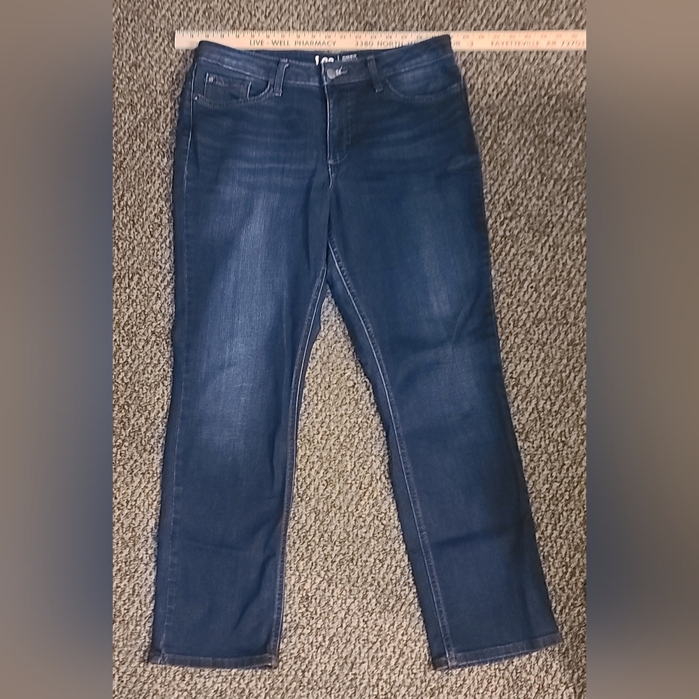 Lee Dark Wash Straight Leg Jeans